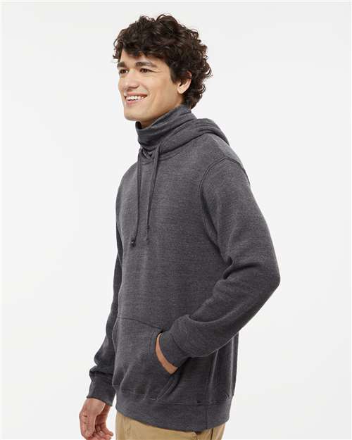 J. America Men's Gaiter Fleece Hooded Sweatshirt 8879