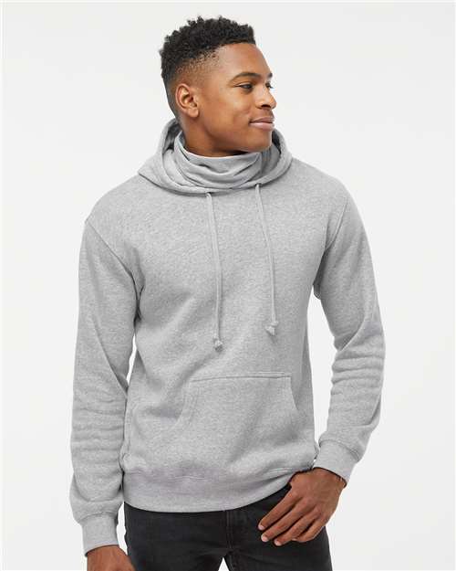 J. America Men's Gaiter Fleece Hooded Sweatshirt 8879