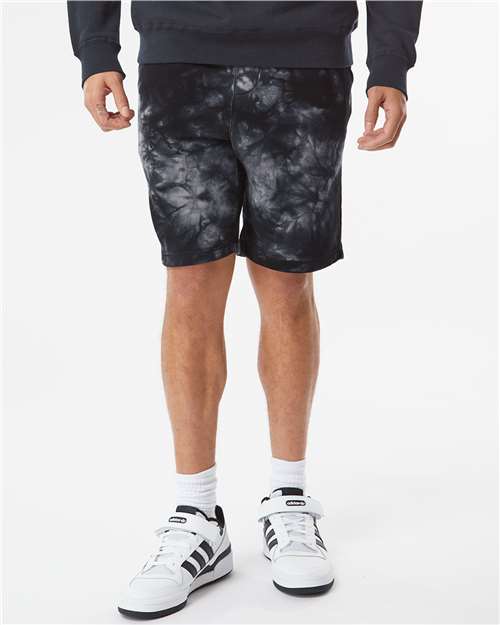 Independent Trading Co. Unisex Tie-Dyed Fleece Shorts PRM50STTD