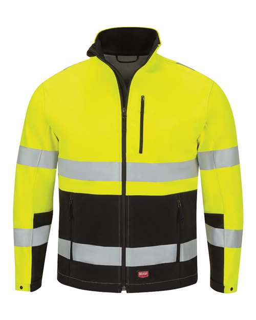 Red Kap Men's Hi-Visibility Soft Shell Jacket JY34