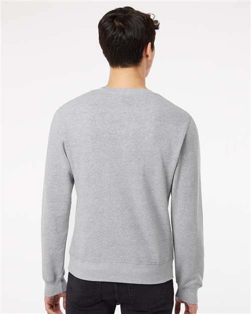 J. America Unisex Triblend Fleece Crewneck Sweatshirt 8870