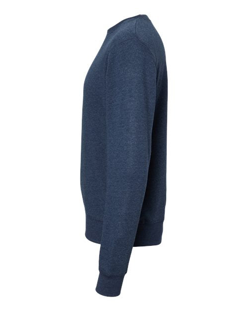 J. America Unisex Triblend Fleece Crewneck Sweatshirt 8870