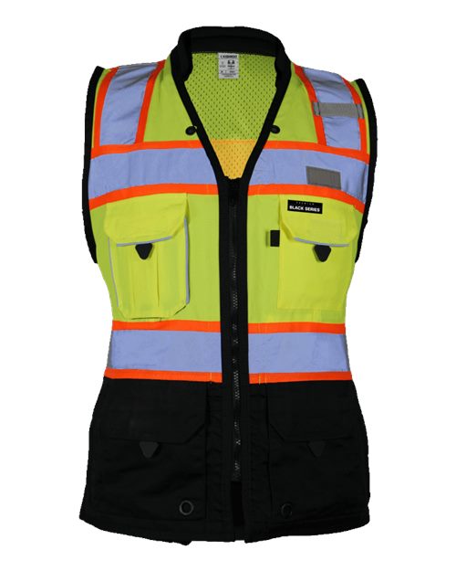 Kishigo Women's Premium Black Series® Heavy Duty Surveyors Vest S5021-5022