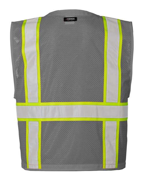 Kishigo Unisex EV Series® Enhanced Visibility Multi-Pocket Mesh Vest B100-111