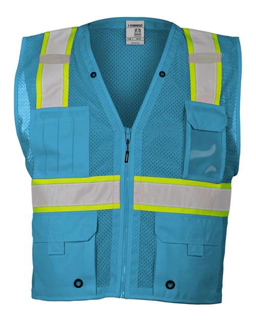 Kishigo Unisex EV Series® Enhanced Visibility Multi-Pocket Mesh Vest B100-111