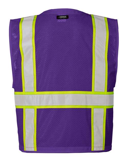 Kishigo Unisex EV Series® Enhanced Visibility Multi-Pocket Mesh Vest B100-111