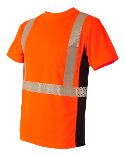 Kishigo Unisex Premium Black Series® Breathable Tape Class 2 T-Shirt 9114-9115
