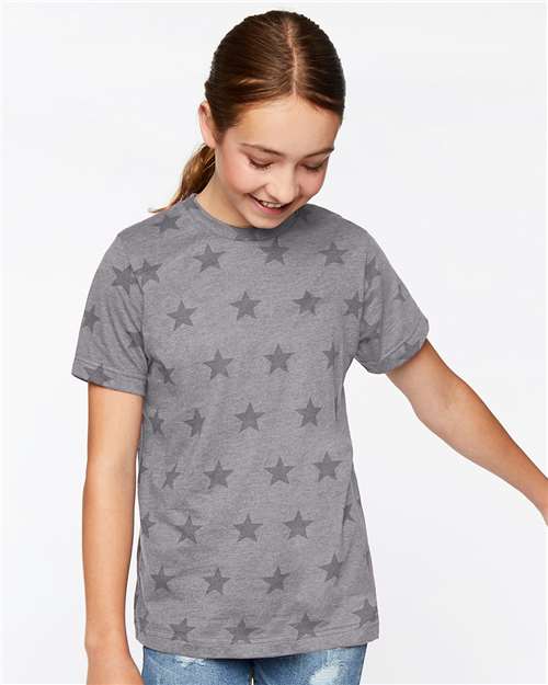 Code Five Youth Star Print Tee 2229