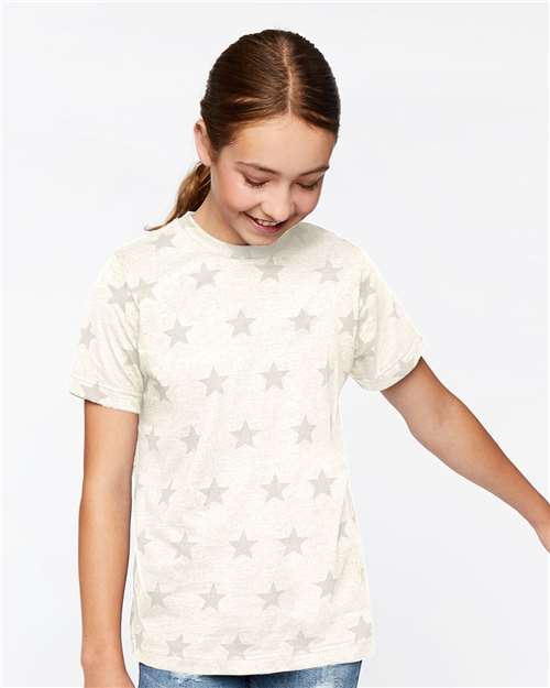 Code Five Youth Star Print Tee 2229