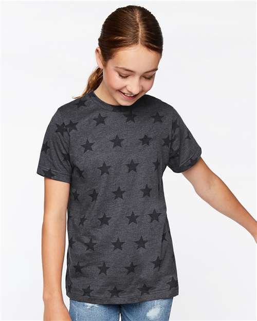 Code Five Youth Star Print Tee 2229