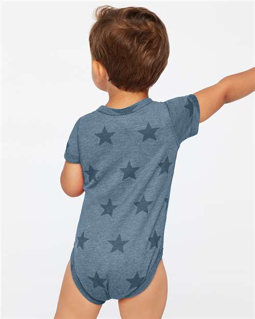 Code Five Infant Star Print Bodysuit 4329