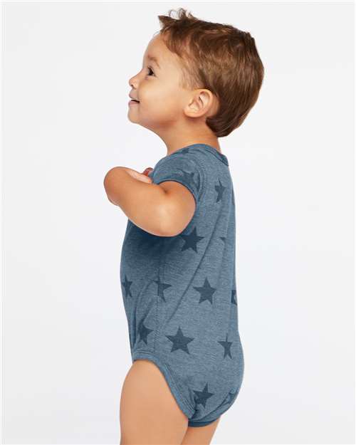 Code Five Infant Star Print Bodysuit 4329