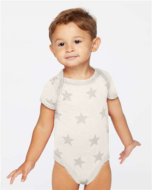 Code Five Infant Star Print Bodysuit 4329