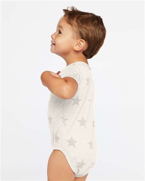 Code Five Infant Star Print Bodysuit 4329