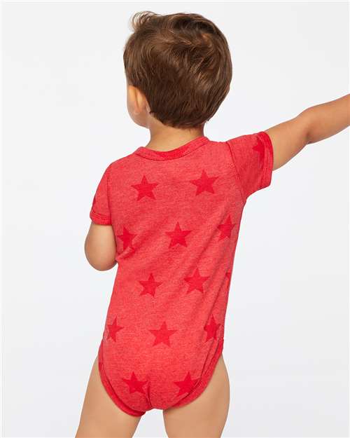Code Five Infant Star Print Bodysuit 4329