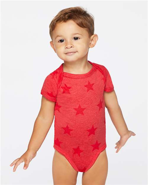 Code Five Infant Star Print Bodysuit 4329