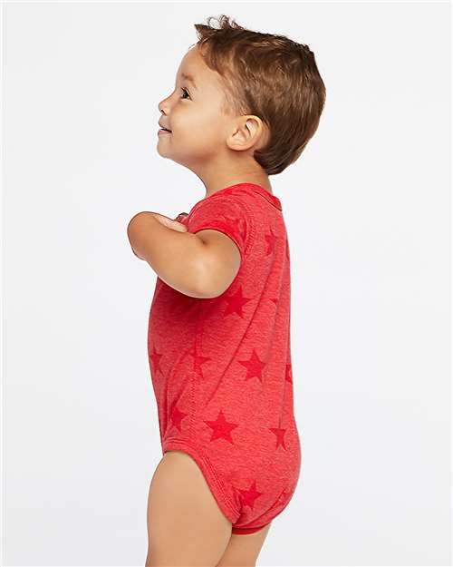 Code Five Infant Star Print Bodysuit 4329