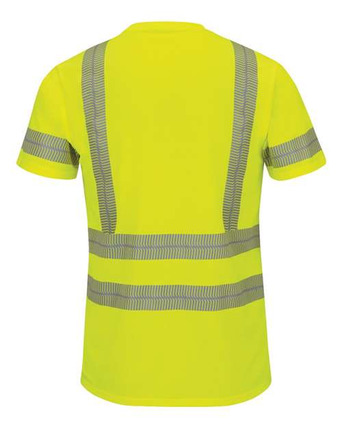 Red Kap Men's Tall High Visibility Short Sleeve T-Shirt SVY4T