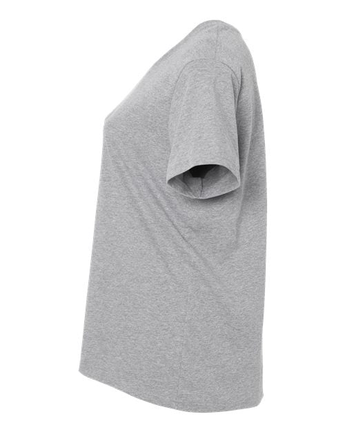LAT Women's Curvy Collection Fine Jersey Tee 3816