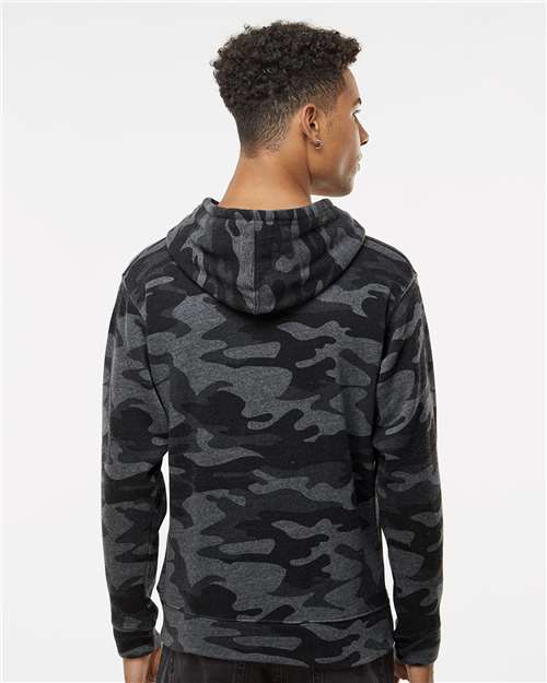 J. America Men's Triblend Fleece Hooded Sweatshirt 8871