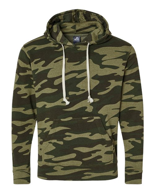 J. America Men's Triblend Fleece Hooded Sweatshirt 8871