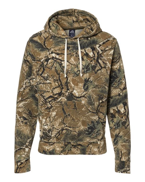 J. America Men's Triblend Fleece Hooded Sweatshirt 8871