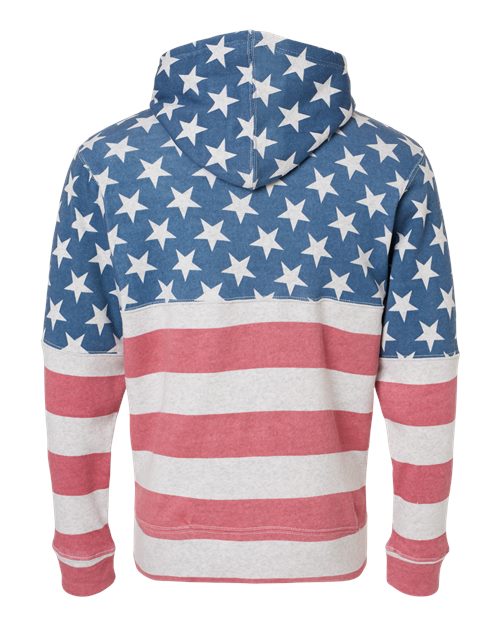 J. America Men's Triblend Fleece Hooded Sweatshirt 8871