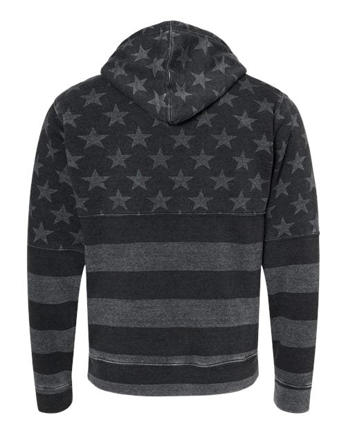 J. America Men's Triblend Fleece Hooded Sweatshirt 8871
