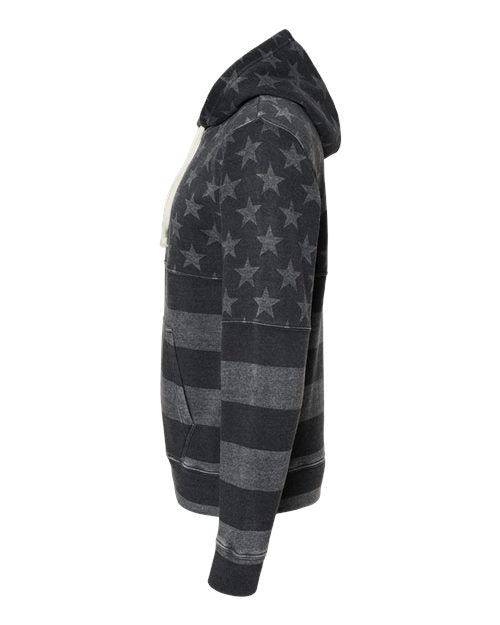J. America Men's Triblend Fleece Hooded Sweatshirt 8871