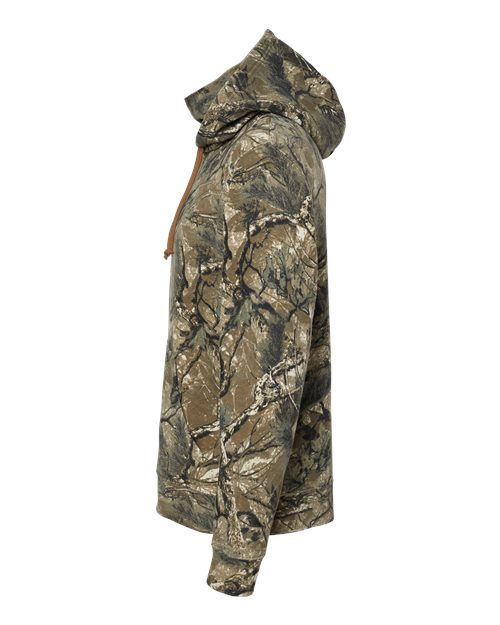 J. America Men's Gaiter Fleece Hooded Sweatshirt 8879