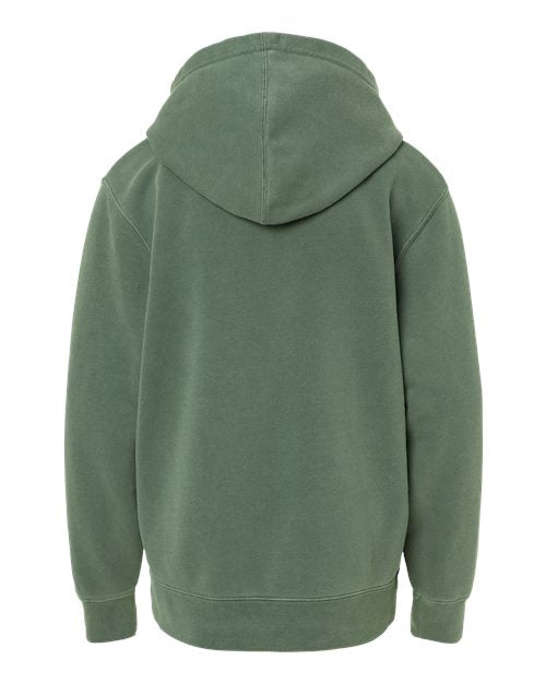 Independent Trading Co. Youth Midweight Pigment-Dyed Hooded Sweatshirt PRM1500Y