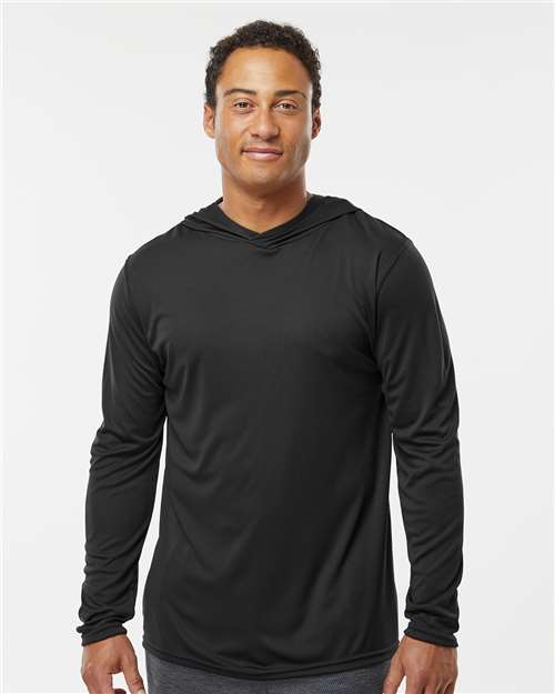 Holloway Men's Momentum Hooded Long Sleeve T-Shirt 222830