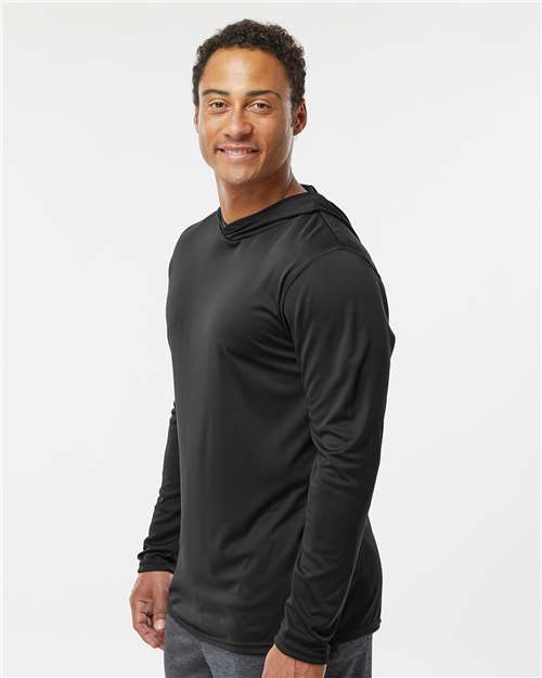 Holloway Men's Momentum Hooded Long Sleeve T-Shirt 222830