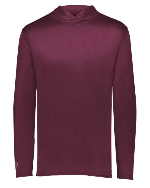 Holloway Men's Momentum Hooded Long Sleeve T-Shirt 222830