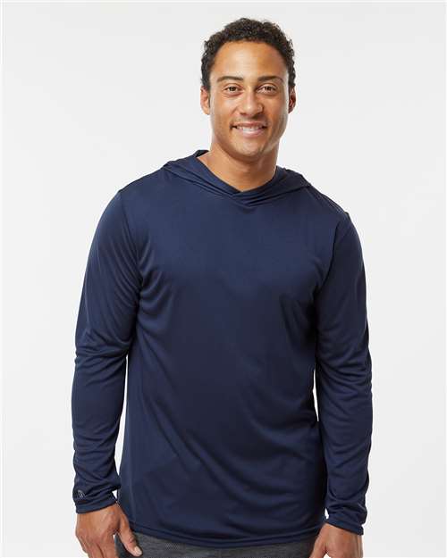 Holloway Men's Momentum Hooded Long Sleeve T-Shirt 222830