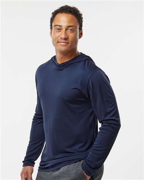 Holloway Men's Momentum Hooded Long Sleeve T-Shirt 222830