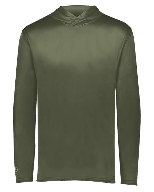 Holloway Men's Momentum Hooded Long Sleeve T-Shirt 222830