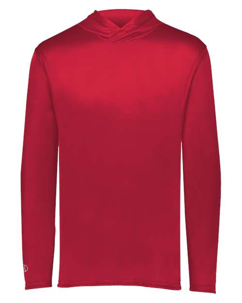 Holloway Men's Momentum Hooded Long Sleeve T-Shirt 222830