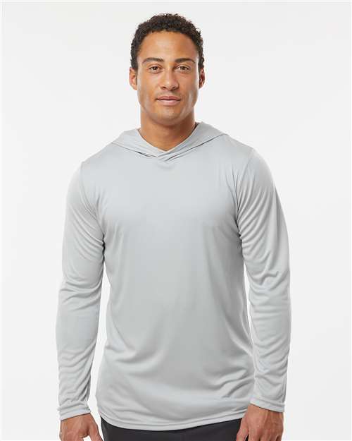 Holloway Men's Momentum Hooded Long Sleeve T-Shirt 222830