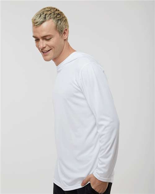 Holloway Men's Momentum Hooded Long Sleeve T-Shirt 222830