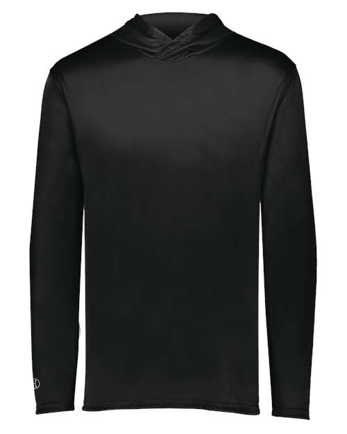 Holloway Youth Momentum Hooded Long Sleeve T-Shirt 222831