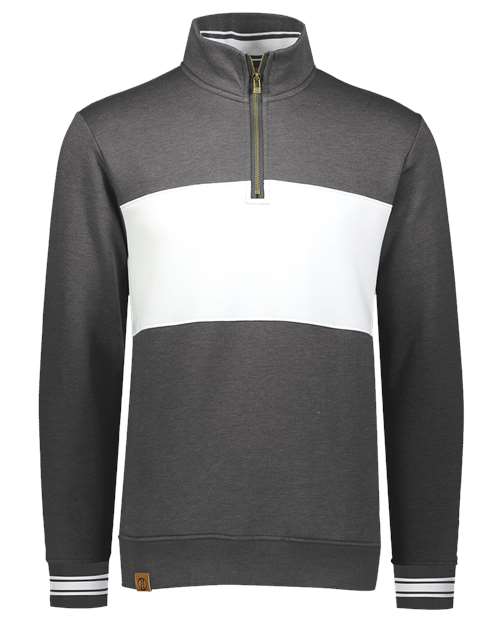 Holloway Men's All-American Fleece Colorblocked Quarter-Zip Sweatshirt 229565