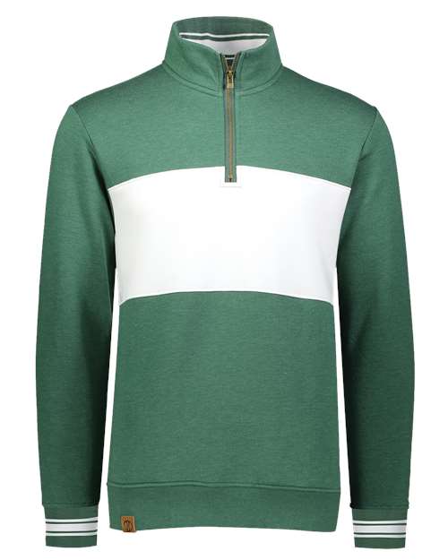 Holloway Men's All-American Fleece Colorblocked Quarter-Zip Sweatshirt 229565
