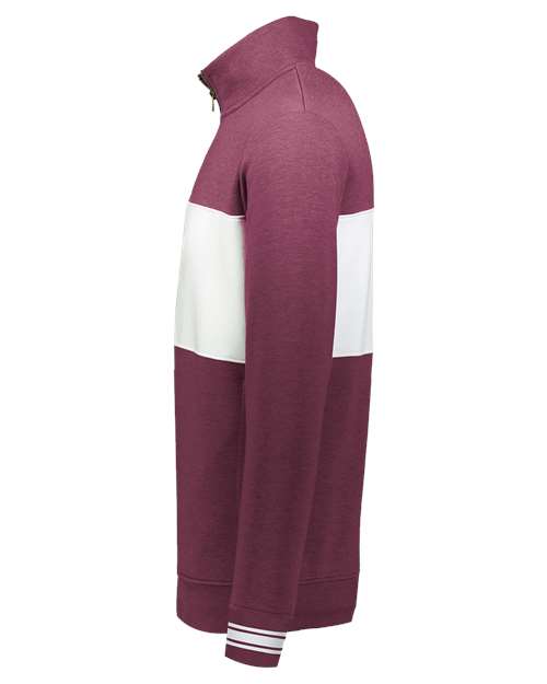 Holloway Men's All-American Fleece Colorblocked Quarter-Zip Sweatshirt 229565