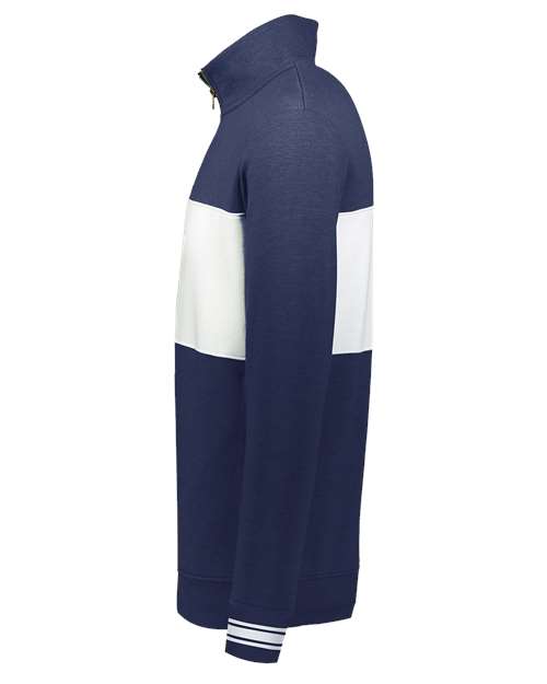 Holloway Men's All-American Fleece Colorblocked Quarter-Zip Sweatshirt 229565