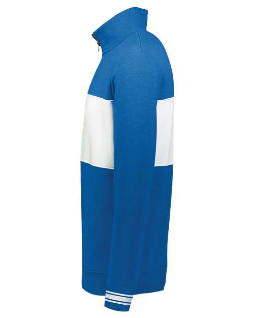 Holloway Men's All-American Fleece Colorblocked Quarter-Zip Sweatshirt 229565