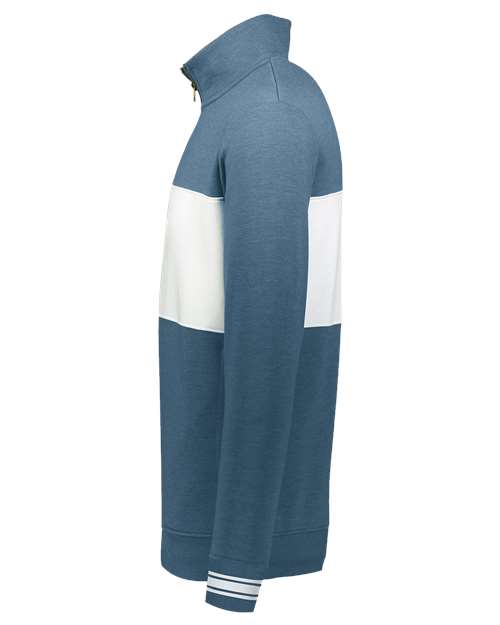 Holloway Men's All-American Fleece Colorblocked Quarter-Zip Sweatshirt 229565