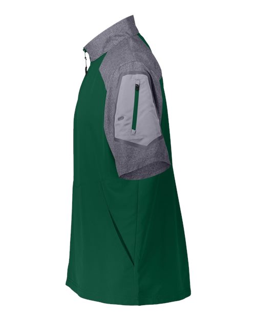 Holloway Unisex Raider Short Sleeve Quarter-Zip Pullover 229545