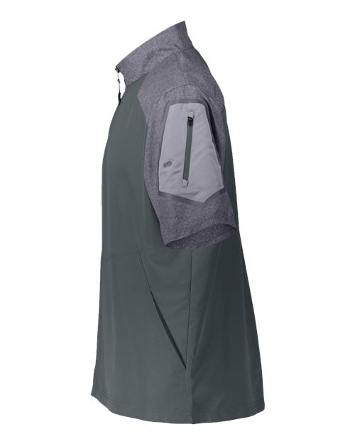Holloway Unisex Raider Short Sleeve Quarter-Zip Pullover 229545