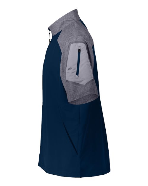 Holloway Unisex Raider Short Sleeve Quarter-Zip Pullover 229545